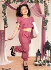 Pink Colour Latest Collection Designer Western Look imported Fancy Piece Kids Wear NYNYWE 03